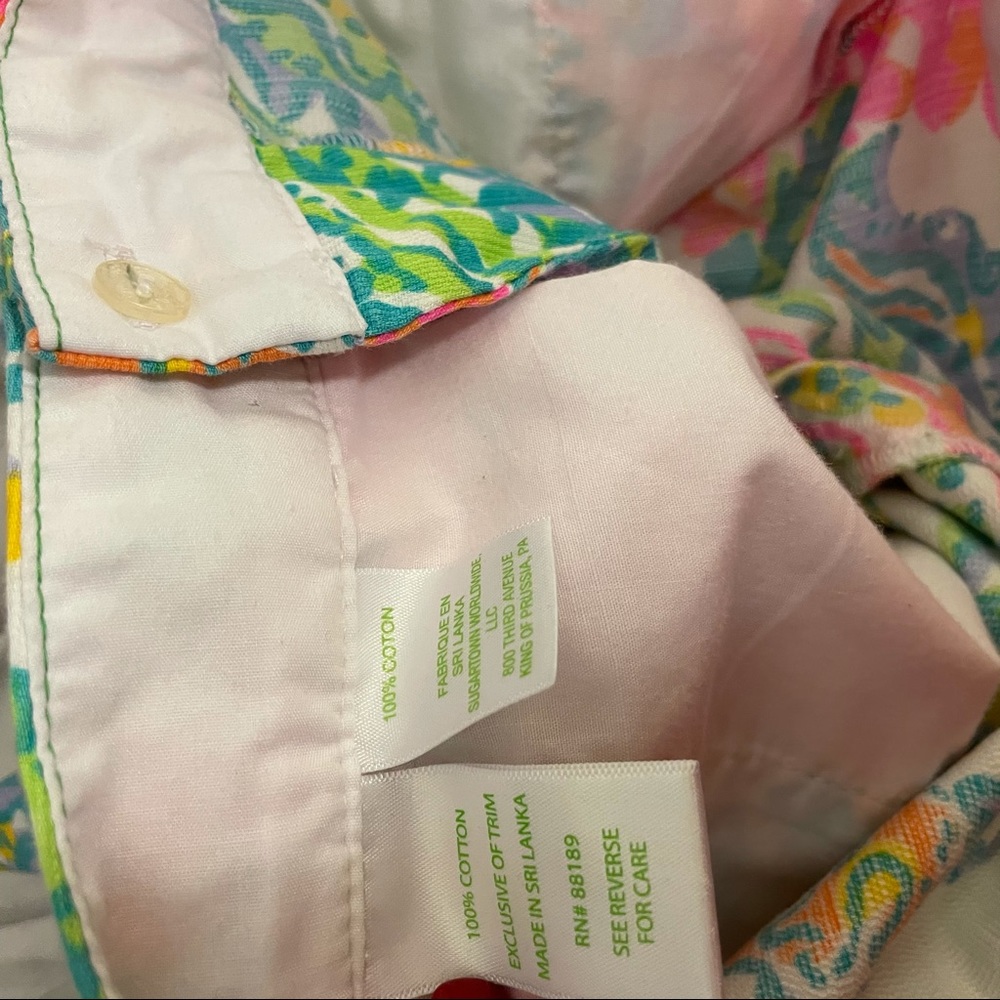 Lilly Pulitzer buttercup shorts casa marina 2 - Picture 7 of 7
